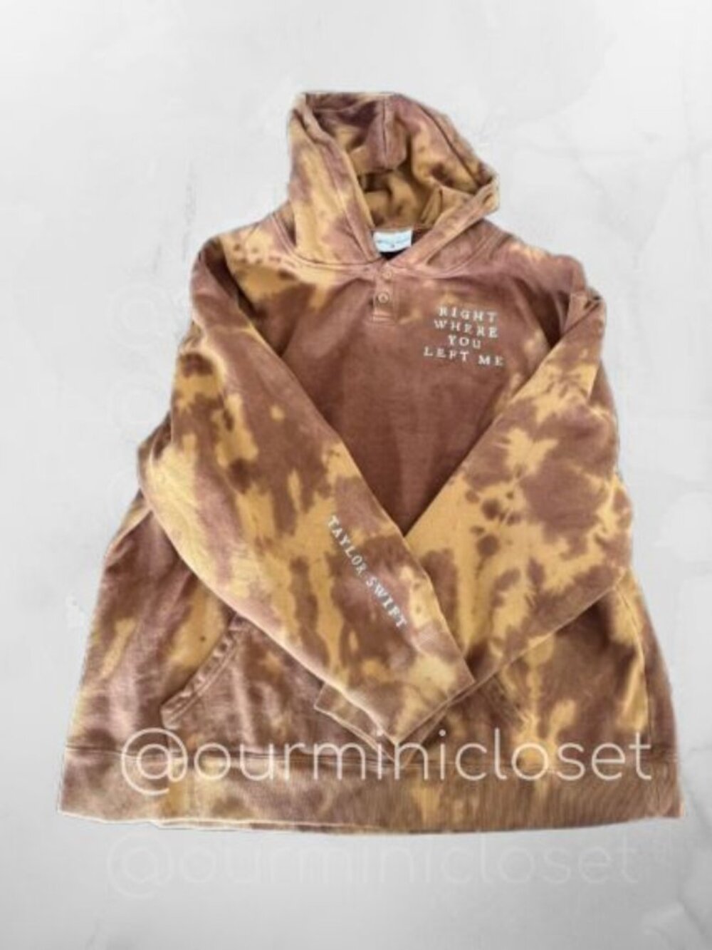 Taylor Swift Evermore Right Where You Left Me Hoodie 2XL